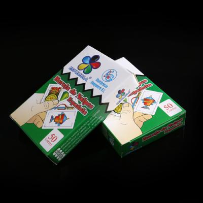 China Good Quality Plastic Custom Printing Spanish Poker Playing Cards for sale