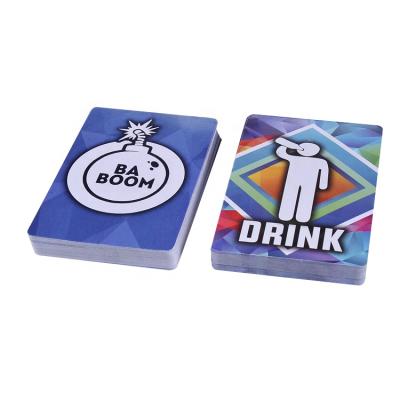 China Plastic Custom Waterproof Wholesale Playing Card Playing Cards Poker For Adults for sale