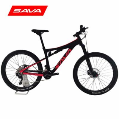 China Hot Sale SAVA BARTON M6100-12Speed ​​Carbon Fibe Full Suspension Mountain Bike DIRT JUMP for sale