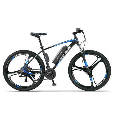 China Wholesale 36V 26Inch 27Speed ​​Lithium Battery Booster Hot Sale Flat Earth Electric Mountain Bike Integrated Wheel for sale