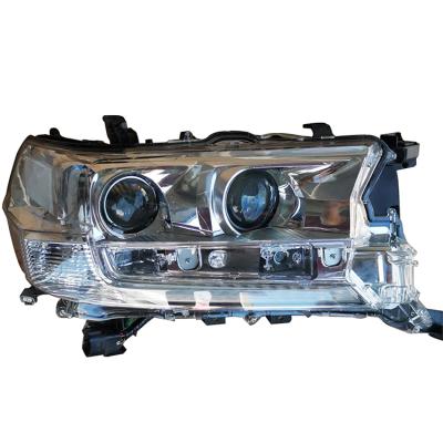 China Palstic Water Flow Turn Signal In Running OEM Car Headlights Headlight Assembly Xenon Lighting For Toyota Land Cruiser 2016-2021 for sale