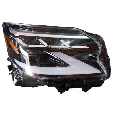 China Palstic Support 2020 2021 With Signal Light LED Used Left Right 2021 LED Headlight Headlamp Assembly For Lexus GX460 for sale