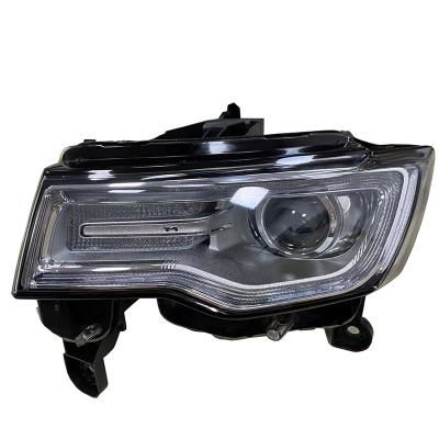 China Palstic Full OEM Lighting Systems Auto Headlight 2013-2018 For Jeep Grand Cherokee Xenon Headlight Assembly for sale