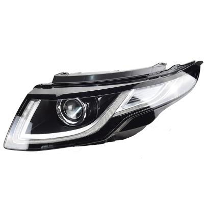 China 2016-2018 Palstic Full OEM Headlight Assembly For Land Rover Evoque Xenon Headlamp for sale