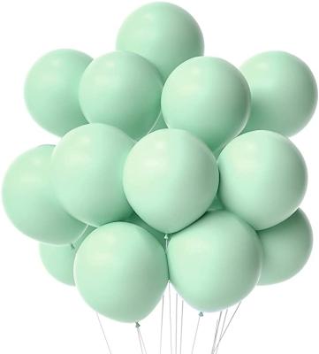 China Party Decoration Popular 2022 New Mint Green Balloons, Candy Green Holiday Birthday Pastel Balloon for sale