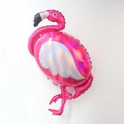 China Yangyue Flamingos Foil Foil Giant Foil Balloons Helium Balloons For Flamingos Theme Birthday Party Decorations for sale