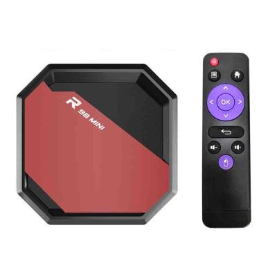 China Mini RK3318 Internet TV R98 MINI Full HD 4K OTT R98 4GB Quad Core Ram 32GB ROM 2.4G /5G Wifi Smart Media Player Android TV Dual Band Box for sale