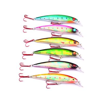 China Premium ABS Promotional Minnow Lures 11CM/13G Fishing Hard Lure Minnow for sale