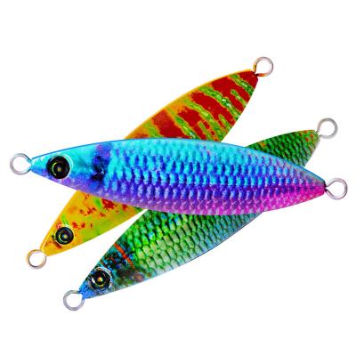 China Brand New Metal Fishing Lure Jig 80g Building Lures Fish Artificial Bait For Saltwater for sale