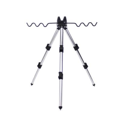 China Portable Telescopic Aluminum Alloy Aluminum Alloy Fishing Tripod Stand Bracket For Fish Rod for sale