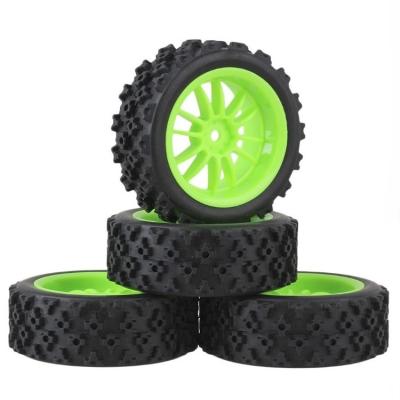 China Wheel Rim Rubber Tires Tires for Wltoys 144001 124019 124018 1:10 1:14 RC Car Parts D16-01 for sale