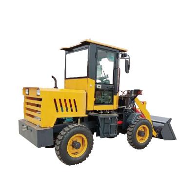 China Contruction Mini Skid Steer Loader 1 Ton Wheel Small Skid Steer Mini Loader With Bucket for sale