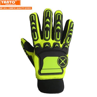 China A3 Cut Resistant Hand Protection Machinist Working Safety Impact Gloves YT-ST5003 for sale