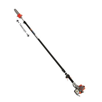 China 2-Stroke QJB270 Adjustable Cordless Gas Pole Chainsaw Pole Saw For Shaft Trimming Extension Pole Pruner for sale