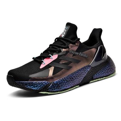 China Fashion \ new men's running shoes custom breathable comfortable \ durable \ breathable \ lit sports Korean summer sports shoes for sale