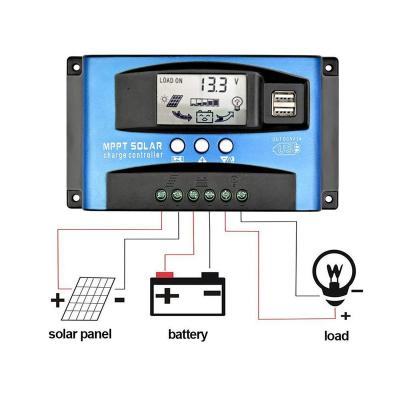 China Solar Charger Controller 60APWM Controller MPPT Solar System Small Charging Controller for sale