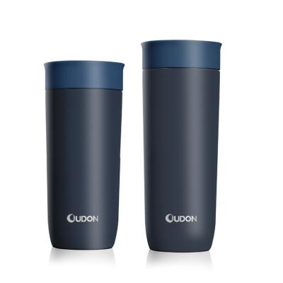 China Eco Friendly Leak Proof Sustainable 400ml/550ml Stainless Steel Coffee Travel Mug With Lid for sale