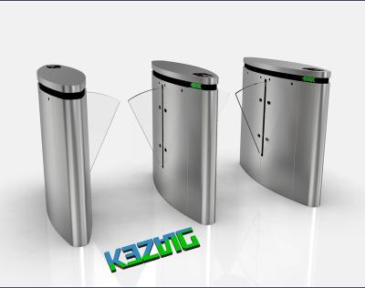 China szkzzn SUS304 Access Control Time Attendance Flap Barrier Turnstile Gate With Rfid Card Reader for sale