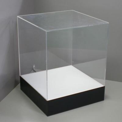 China Acrylic With Led Light LED Illuminated Acrylic Showcase Lighting Pedestal For Collectible Figure Doll Show Display for sale