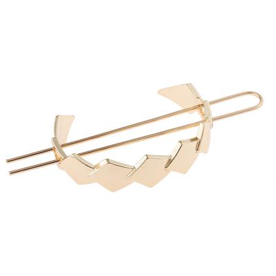 China European and American women's hair accessories metal diamond hollow hairpin hair stick fashionable soft Kork for sale