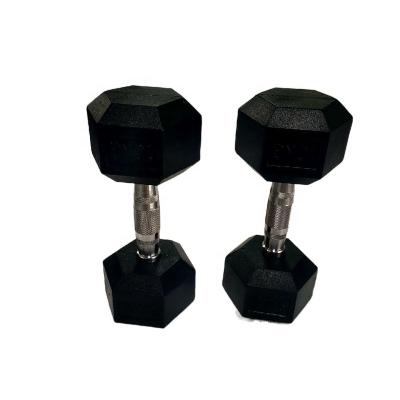 China Factory Directly Wholesale Universal Dumbbell Hex Rubber Coated 5kg for sale