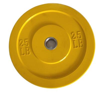 China Universal Checked Gym Weight Plate / Rubber Bumper Plate for sale