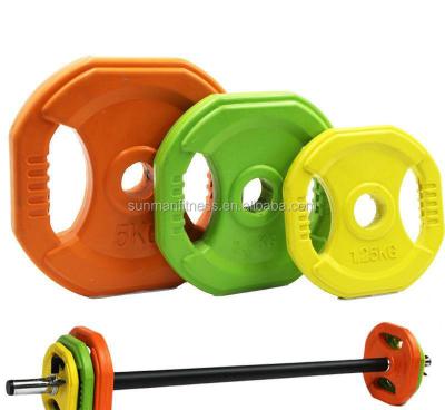 China Breathable Gym Aerobic Pump 20kg Barbell Set for sale