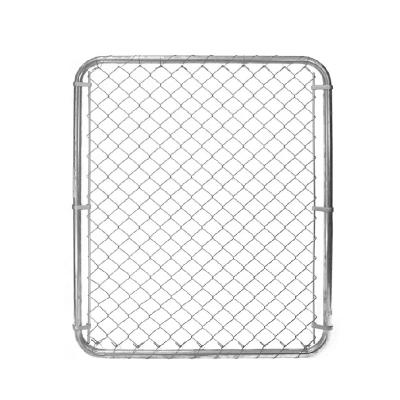 China Burr Edge Galvanized Twisted Wire PVC Coated Industry Chain Link Mesh Fence For Kenya for sale