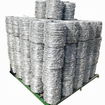 China High Quality Barb Wire Price Per Roll/Galvanized Barbed Wire Farm Fence Factory Price for sale