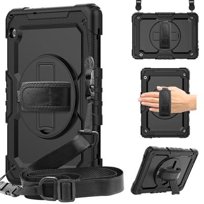 China HUAWEI T5/T8/T10 Silicone Rubber Rugged Shockproof Hybrid Cover Device For iPad For Samsung For Huawei T8/T10 Matepad With Stand Tablet Case for sale