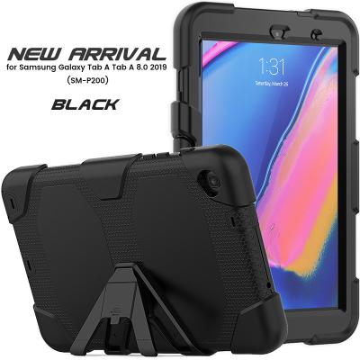 China FOR SAMSUNG 3 Layers Protective Case Shockproof Cover Tablet Stand Case For Samsung Tablet Cover Case Tablet For iPad For Huawei Matepad for sale