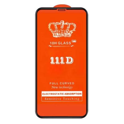 China Top Selling Clear 2 5D 9H 0 3mm Mobile Phone X Xr Xs Max Screen Protector 111D Tempered Glass Film For Iphone Mobile Phone Transparent for sale