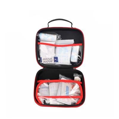 China Customized Hard Case Dustproof Shockproof Waterproof Shell First Aid Hard Portable Waterproof EVA Red Medical First Aid Bag for sale