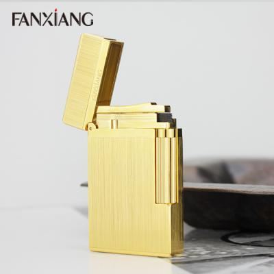 China Lighter Metal-Gas Lighter Flint Pure Copper Igniter Custom Windproof Gas Lighter Refill Spot Lighter for sale