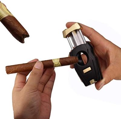 China Wholesale High Quality Durable Cigar Cutter Tool Mini V Shape Cigar Cutter Easy for sale