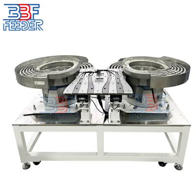 China Multi Lane Bowl Feeding System Plastic Parts Vibrating Feeder Power 1000W for sale