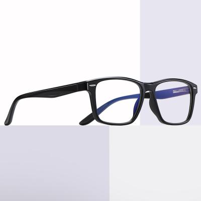 China New fashion unisex anti nail computer glass optical frame blue plano light glass blue light blocking glasses can be matched myopia for sale