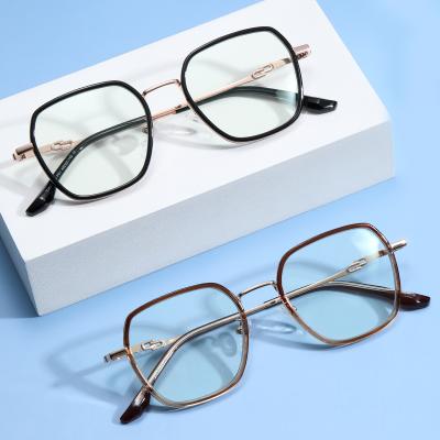 China Korean Anti Frame Female Glass Eyeglass Gradient Blue Light Anti-Blue Gray Anti Radiation Glass Eyewear Optical Frame Computer Glasses Men New for sale