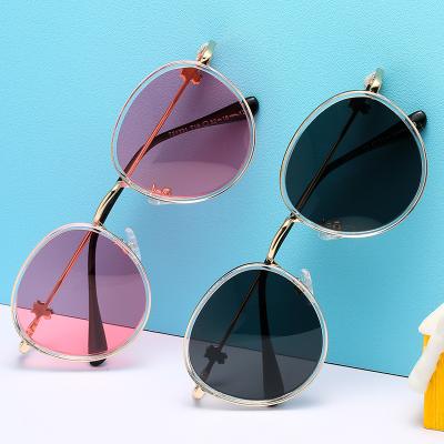 China Fashion Sunglasses Luxury Kids Unisex Sunglasses 2021 Round Beach Sun Glasses For Kids Boy Polarized Bike Sun Glasses Children for sale