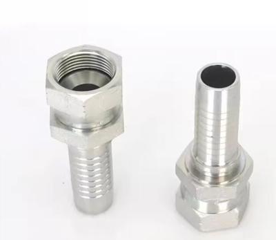 China Fittings para tuberías hidráulicas femeninas Jic Fittings para mangueras hidráulicas de doble hex Jic reutilizables en venta