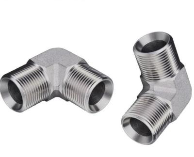 China SAE Male Threads Hydraulic Elbow Fittings 1b9 Carbon Steel for Durable Hydraulic System for sale