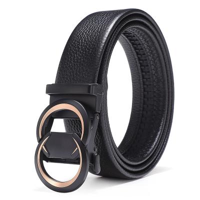 China Comvarious Automatic Buckle Belt Men's Automatic Buckle Belt Style Head Layer Cowhide Suit Genuine Leather Pants The New Belt Super Pull for sale