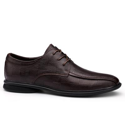 China Blake Stitching New Brand Fashion High Quality Design Leather Stylish Shoes Printed Successful Men's Oxford Shoes for sale