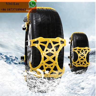 China Stability/Durability/TPU And Import Rubber Gum Rubber Snow Tire Car Skid Polyurethane Universal Snow Chains For Protect The Car for sale