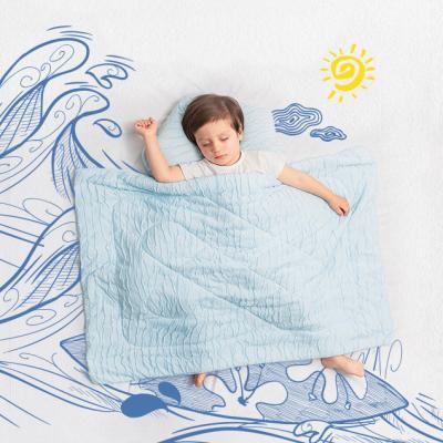 China Hot Sale Baby Cooling Double Sided Summer Ice Silk Warming And Cooling Blanket For Hot Sleepers for sale