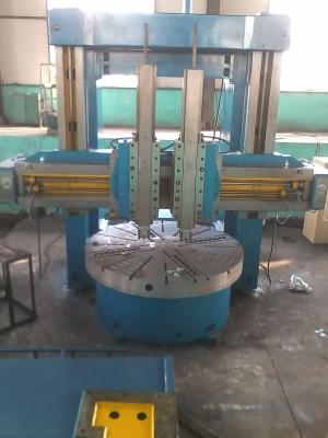 China Double-Column Turret Vertical Lathe Machine Directly Supply Cast Iron Metal VTL for sale