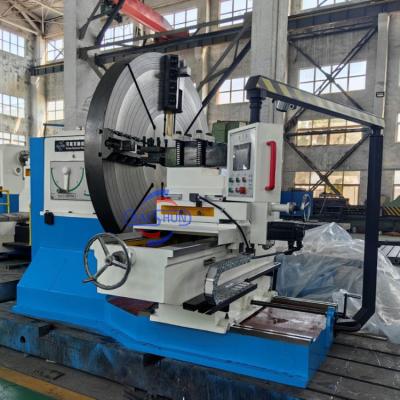 China Gran diámetro de superficie de disco de brida girando máquina de torsión de cabeza grande en venta