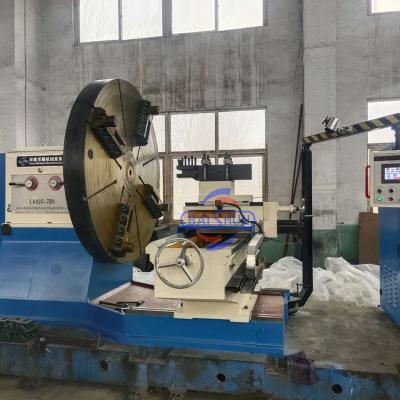 China Car Wheel Turning 3500mm Swing Diameter Heavy Duty PLC Control Flange Lathe for sale