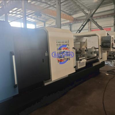 China QK1332 Automated Thread Cutting CNC Lathe Pipe Threading Machine For Oil Pipe for sale