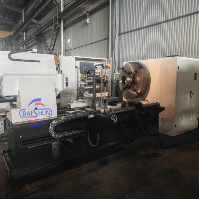 China Oil Pipe Processing Lathe Torno Large Spindle Diameter QK1335 CNC Pipe Threading Machine for sale